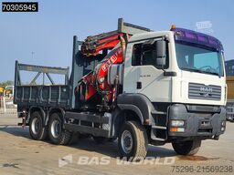 MAN TGA 33.350 TGA 6X6 Fassi F600 6+6 Extensions Fl...