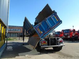 MAN TGX + 6x6 + HIAB 166 E3 HIPRO + 3SIDE TIPPER