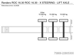 Renders ROC 16.30 ROC 16.30 - X STEERING - LIFT AXLE - ...