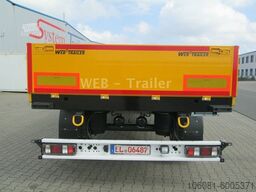 WEB-TRAILER PRASQ 18 2- Achs Baustoffanhänger