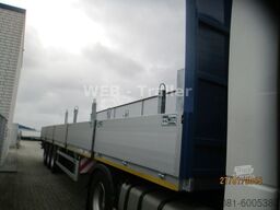 WEB-TRAILER Bordwand-Sattelauflieger Baustoff Hartholzboden