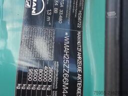 MAN TGA 33.480 6X4 STEEL SPRINGS MANUAL GEARBOX,AIR...