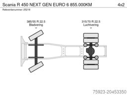 Scania R 450 NEXT GEN EURO 6 855.000KM