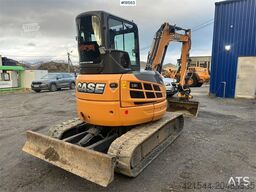 CASE CX50B excavator w/rototilt, hammer, grapple and 3