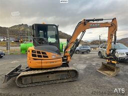 CASE CX50B excavator w/rototilt, hammer, grapple and 3