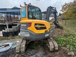 Volvo ECR58D Tracked Excavator with Tilt and Bucket