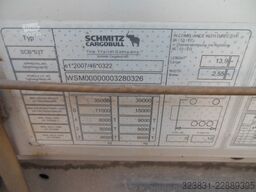 SCHMITZ CARGOBULL SCS 24/L, STANDART, 2 X LIFTACHSE