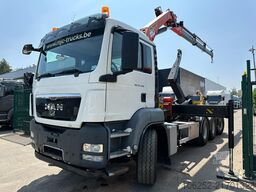 MAN TGS 35.400 8x4 TRIDEM HOOKLIFT T22 + CRANE PALF...