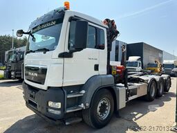 MAN TGS 35.400 8x4 TRIDEM HOOKLIFT T22 + CRANE PALF...