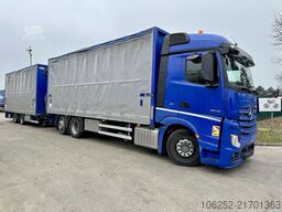 Mercedes-Benz Actros 2645 6x2 105m³ JUMBO + RETARDER + KRAN P...