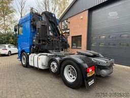 DAF XF 440 6X2 HIAB 19 ton/meter kraan Schuifschote...