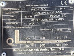 UniCarriers U1D2A25LQ Stapler Gasstapler DX25