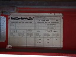 Müller-Mitteltal Tandem Tieflader Rampen 10000KG TÜV   HU NEU