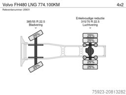 Volvo FH480 LNG 774.100KM