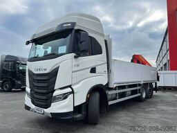 IVECO S-WAY 490/BAUSTOFF/KRAN PALFINGER ODER FASSI