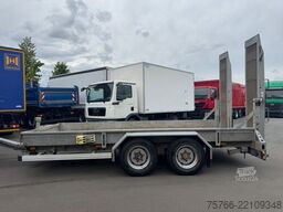 Rimorchio a pianale ribassato HUMBAUR B3AB, VERZINKT, RAMPEN,  7.580 KG  NUTZLAST