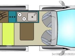 Camper PÖSSL Campster 17 AT  2xSchiebetür Lithium AHK Navi
