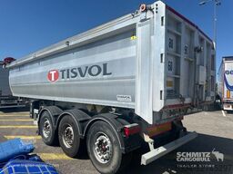  Semitrailer Tipper Steel half pipe body