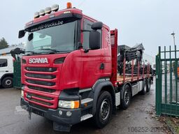 Scania R490 8x4 + CRANE HIAB 377 E-4 HIPRO + JIB 100 X...