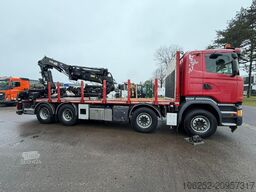 Scania R490 8x4 + CRANE HIAB 377 E-4 HIPRO + JIB 100 X...
