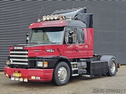 Scania T143.450 TOPLINE / TORPEDO / HAUBER / 460 cm WB