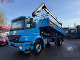 Mercedes-Benz Axor 1828 Meiller Kipper | HIAB 111 BS-2 Duo Kran | Blatt Blatt