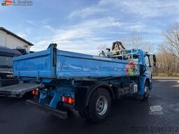 Mercedes-Benz Axor 1828 Meiller Kipper | HIAB 111 BS-2 Duo Kran | Blatt Blatt