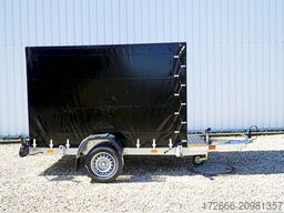 Vezeko HUSKY F 08.25 | PLANE | SCHWARZ 246X127X155CM 750KG | ABSENKER