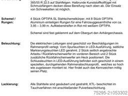 Pavic HTA18 2 Achs Kurzholz OptiPa SL SAF WABCO Waage