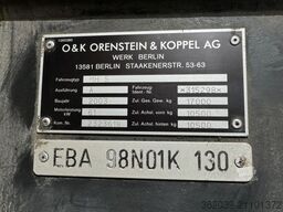 O&K MOBILBAGGER AUCH FÜR GLEISE