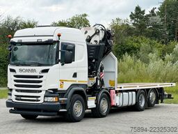SCANIA R 580 * PLATFORM 8,40m * FASSI F660 + FUNK * 8x4