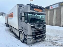 Scania R530 box truck with 2023 Trailerbygg box trailer –