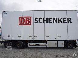  Trailer-Bygg drawbar trailer with full side openin