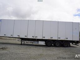 Krone curtain-side trailer with full side opening