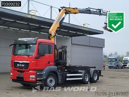 MAN TGS 26.400 TGS 6X4 Effer 155 Crane + Hooklift F...