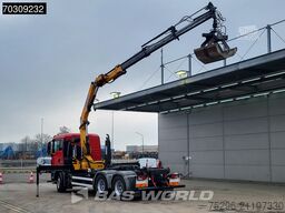 MAN TGS 26.400 TGS 6X4 Effer 155 Crane + Hooklift F...