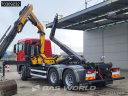 MAN TGS 26.400 TGS 6X4 Effer 155 Crane + Hooklift F...