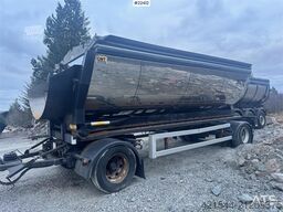  Atka 2-axle hook trailer