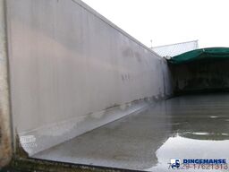 Benalu Tipper trailer alu 22 m3 + tarpaulin