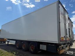 Krone cool liner 3-axle semi box trailer with 2 temperat