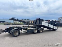 Hüffermann Drawbar Trailer with Cable Hoist and Body WATCH VI