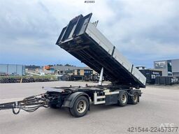 Hüffermann Drawbar Trailer with Cable Hoist and Body WATCH VI