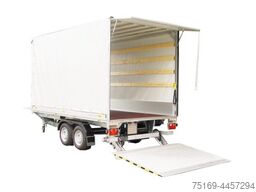 Humbaur Hebebühnenanhänger HK 35 45 22 V-Deichsel, 3,5 to. 4180 x 2135 x 2085 mm