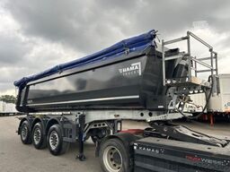 SCHMITZ KIPPMULDE 24M³, STAHL-LIGHT CHASSIS, LIFTACHSE, ROLLPLANE