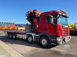 Scania R 124.420 8x4 Palfinger 72 Tonmeter laadkraan +...