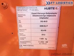Hubtex DQ40D DIESEL TRIPLEX 6500 FREE-LIFT TOP1