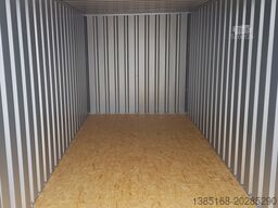 Elipo® Baucontainer Schnellbaucontainer Lagercontainer 4m x 2m mit Doppeltür NEU