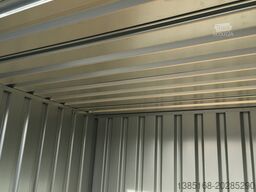 Elipo® Baucontainer Schnellbaucontainer Lagercontainer 4m x 2m mit Doppeltür NEU
