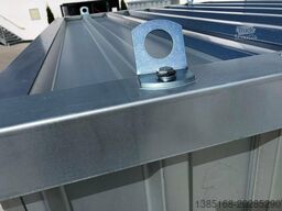 Elipo® Baucontainer Schnellbaucontainer Lagercontainer 4m x 2m mit Doppeltür NEU