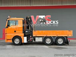 MAN TGX 26.480 6x4 Pritsche + HIAB 166E-2 Ladekran